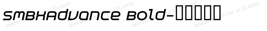 SMBxAdvance Bold字体转换
